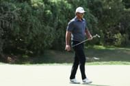Koepka even had time to joke about his "presence" at the Travelers Championship next week (Image via Getty).